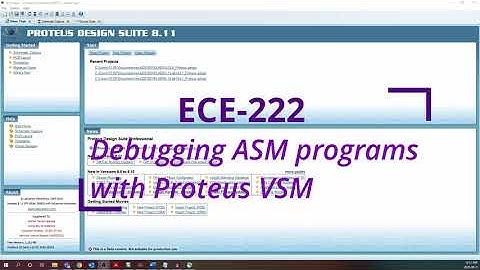 Proteus: Intro to debugging ARM Assembly programs on STM32 MCUs