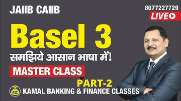 #275 JAIIB-CAIIB Basel 3 Part-2 समझिये आसान भाषा में  By Kamal Sir 10-April 9:30 PM