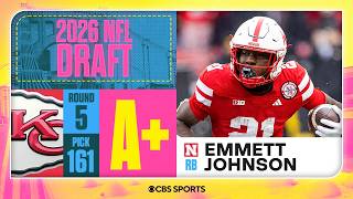 Chiefs select Emmett Johnson in Fifth Round | 2026 NFL Draft Grades & Reaction