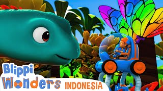 Dinosaurus Terbesar | Blippi Bahasa Indonesia - video anak-anak | Petualangan Blippi Wonders