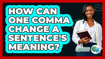 How Can One Comma Change A Sentence
