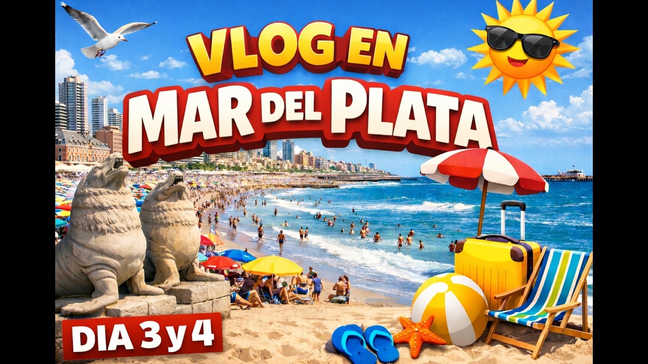 3er y 4to día en MDQ 2026. Caminata/Balnearios/Churros/Paseo por Varese y Torreon del Monje