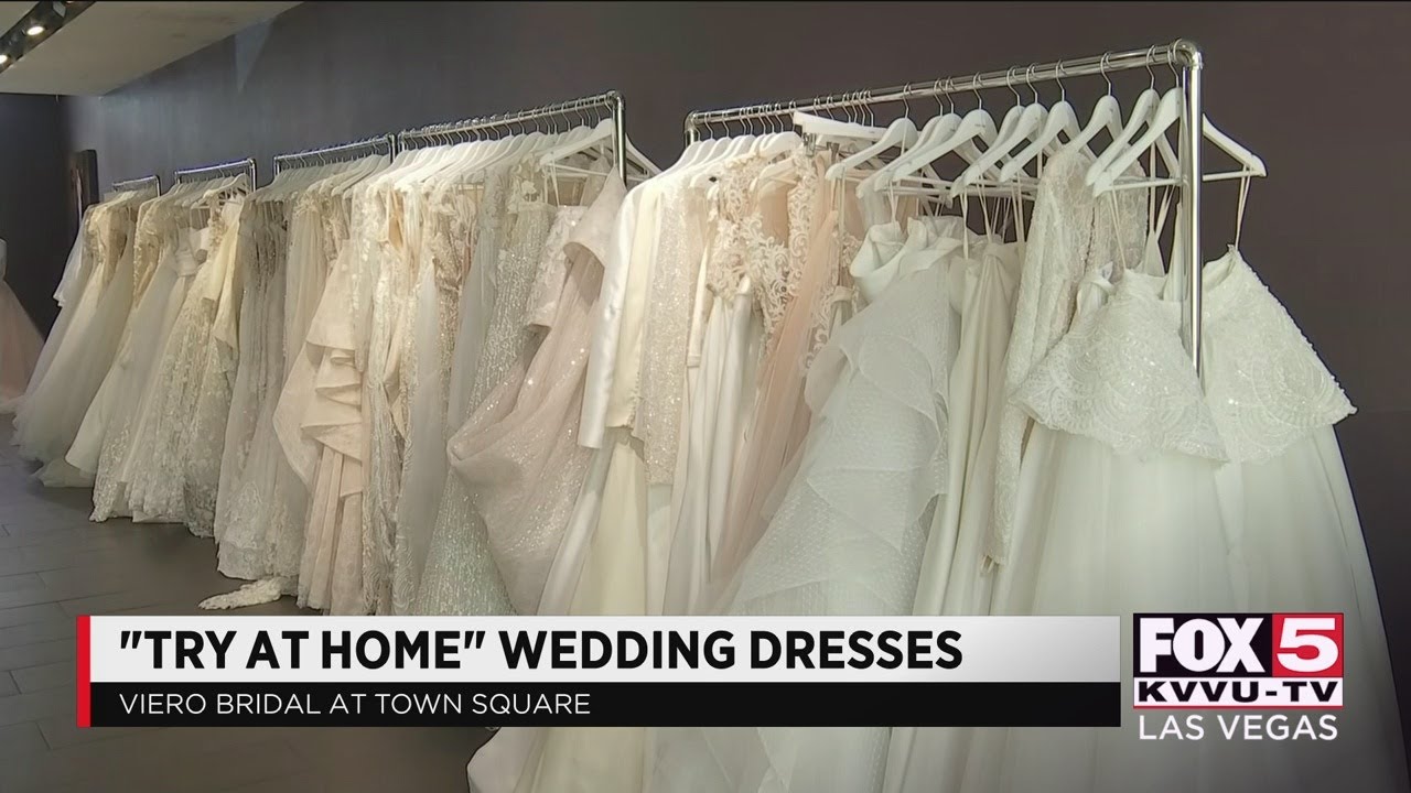 ingen forbindelse Bonus Bygge videre på Las Vegas bridal shop offers 'try at home' wedding gowns - YouTube