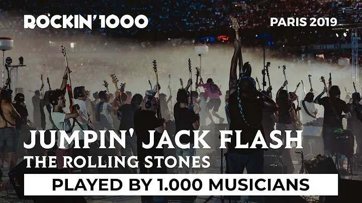 Jumpin' Jack Flash - The Rolling Stones, played by 1,000 musicians | Rockin'1000