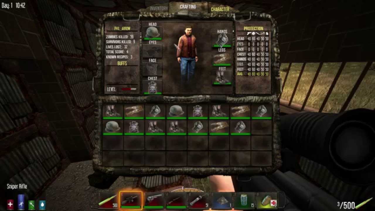 7 Days To Die 9.3 Armour dupe YouTube