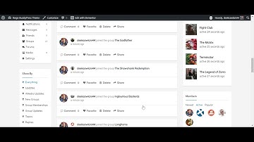 BUDDYPRESS GROUP ACTIVITY STREAM