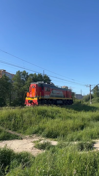 ТЭМ18ДМ-1998 следует резервом по перегону Капитолово-Девяткино #Тэм18дм ...