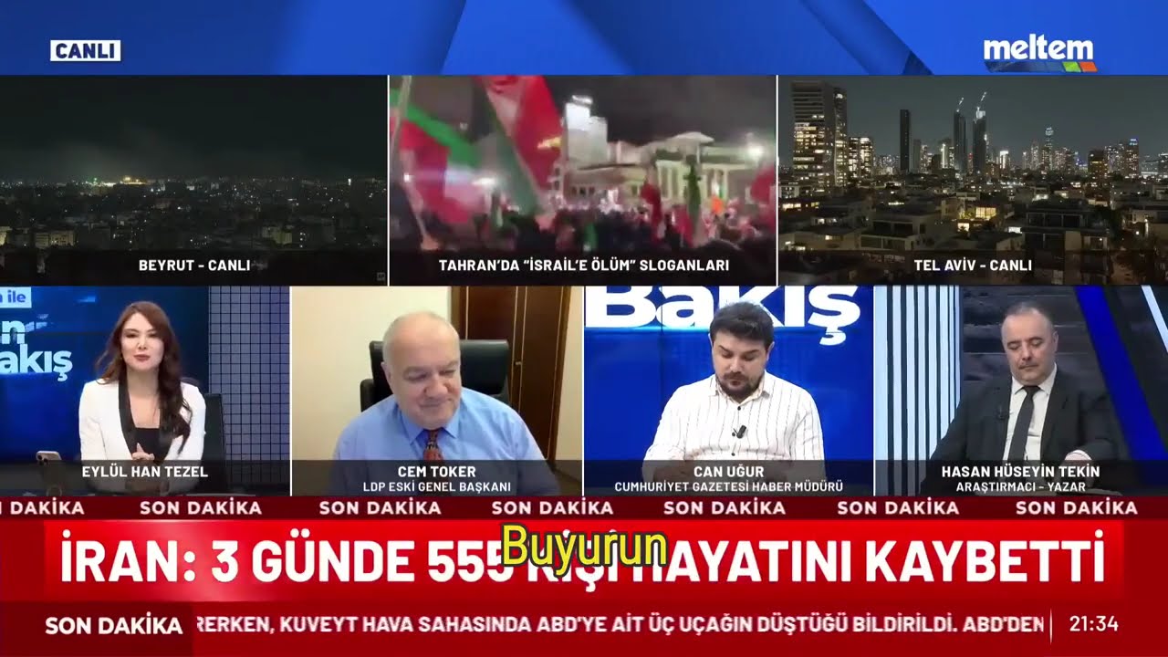 Cem Toker- ABD-ISRAIL-IRAN SAVASI ILE ILGILI BILDIKLERIMIZI ANLATTIK -MELTEMTV DERIN BAKIS 2.03.2026