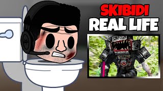 Skibidi toilet characters react to skibidi toilet in real life (part 1)
