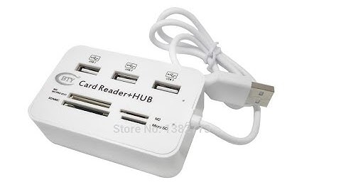 USB 3 Port HUB With Micro:SD: M2: MMC: Card Reader - UNBOXING