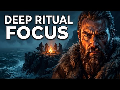 Pagan Fireside Ritual | Dark Nordic Folk for Study, Writing & Motivation