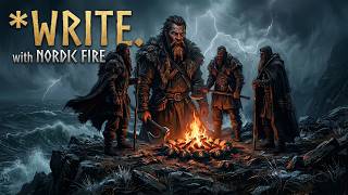 Pagan Fireside Ritual | Dark Nordic Folk for Study, Writing &amp; Motivation