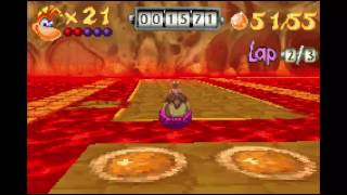 Rayman 3 GBA 100% Part 22 - Magma Mayhem 2