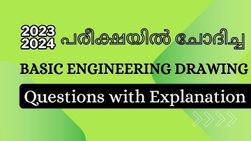 Basic Engineering Drawing/Graphics Previous Year Question Paper Discussion - 01|Overseer Exams|Civil