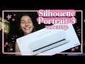 silhouette portrait 3 unboxing - art studio vlog 16 | making stickers with my new cutting machine!!