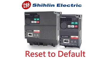 How to set all parameters to default on Shihlin Electric SC3 inverter tutorial