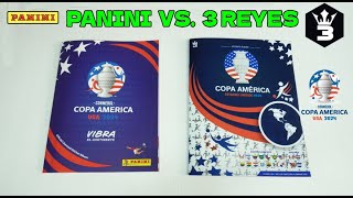 Álbum Copa América USA PANINI vs Álbum Copa América USA 3 REYES: ¿Cuál es mejor? Versus Tapa Simple