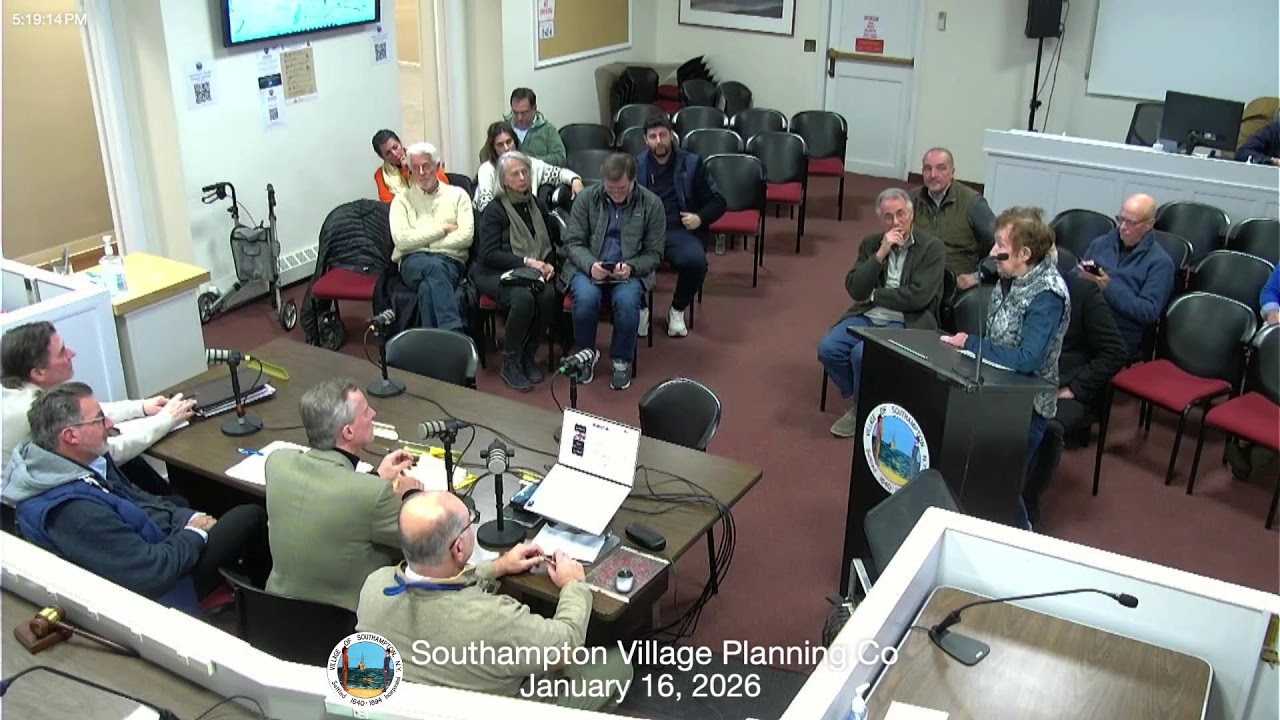Southampton Village Planning Co January 16, 2026