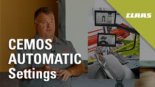 CEMOS AUTOMATIC Settings | 2022 CLAAS Combine Clinic