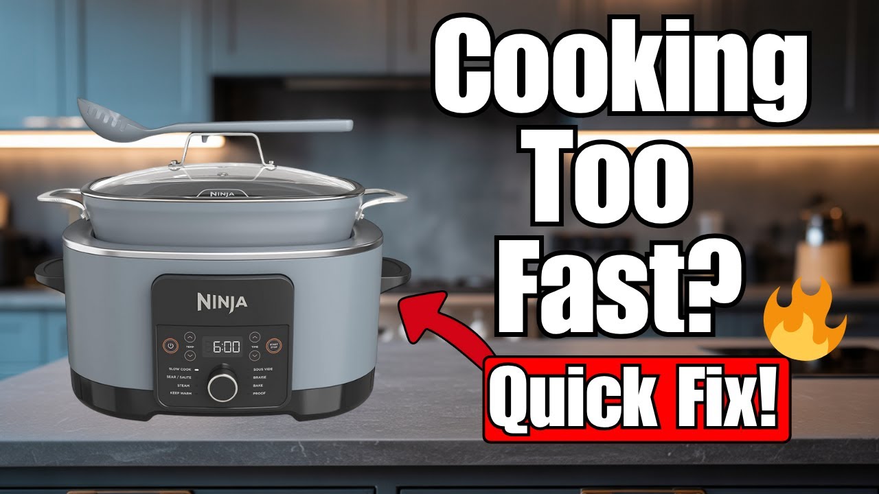 Ninja Foodi PossibleCooker готовит слишком быстро на высокой мощности? Легко исправить