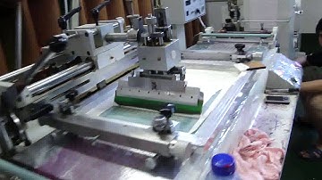 roll to roll screen printing press