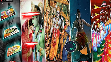 New Ram Navami Status Editing Alight Motion  | Ram Navami Video Editing | PK Workcity