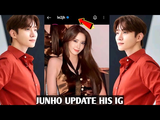 Imyoona Reaction as Junho finally Post her photo in his IG with write up My Love has went Viral class=