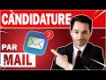 Comment envoyer une candidature par mail   modle