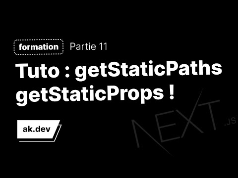 Comment utiliser getStaticPaths