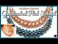 Graduated Flat Spiral Pearl, Bicone Beaded Necklace Tutorial