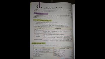Chetna computer std 6 lesson no 4 More on selecting text in Ms - word 2010 ( Activity zone)