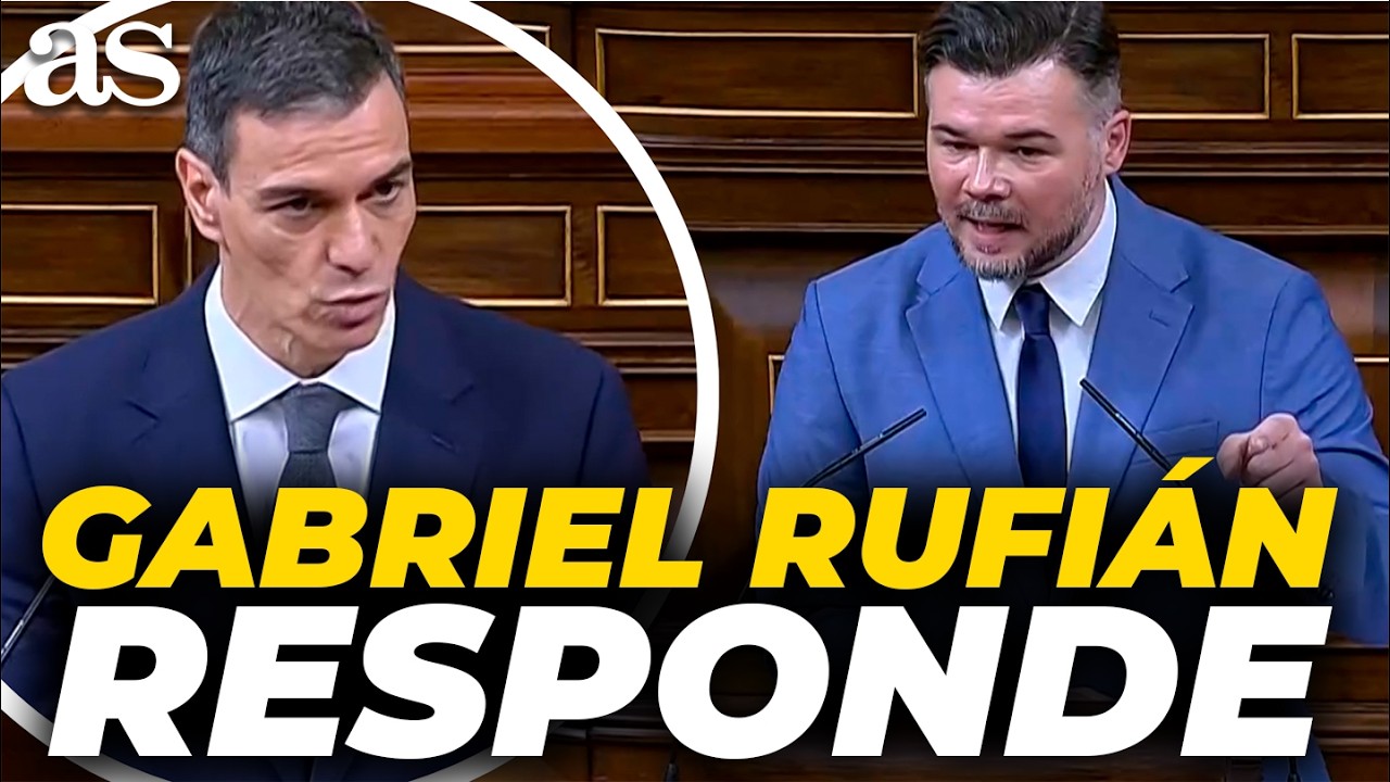 GABRIEL RUFIÁN, DURO DISCURSO contra ABASCAL y FEIJÓO; defiende a PEDRO SÁNCHEZ
