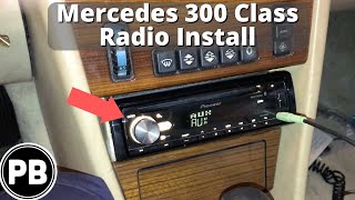 1985 - 1996 Mercedes 300 Class Bluetooth Stereo Install W124