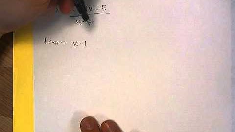 How to graph a Slant Asymptote Lesson 3.4 with Examples