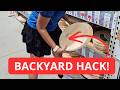 Buy A Wood Round At Home Depot For This Genius Backyard Idea!