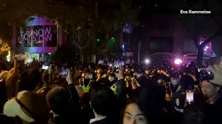 Clashes in Shanghai as COVID protests flare across China