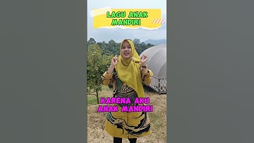 LAGU ANAK MANDIRI - Metode Belajar Menyenangkan #shorts