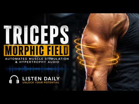 Triceps Morphic Field • Automated Muscle Stimulation & Hypertrophy Audio (Listen Daily)