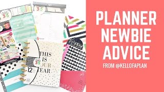 Planner Newbie Advice