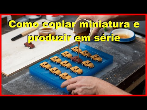 Casting 1/64 scale resin miniatures
