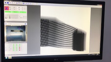 XRAY inspection machine is testing the car tire