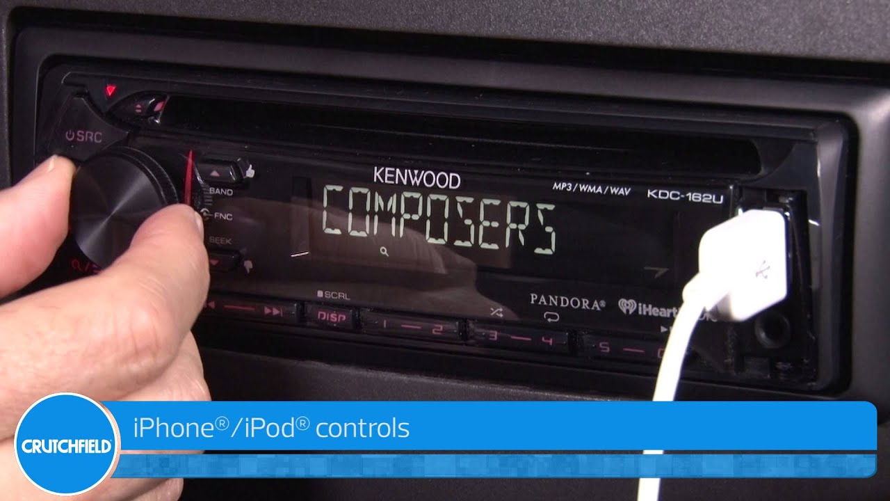 lekken klap Geniet Kenwood KDC-162U Display and Controls Demo | Crutchfield Video - YouTube