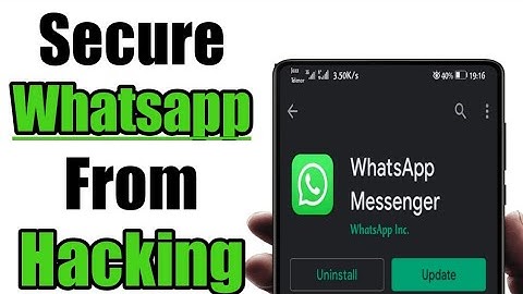 How To possibly Secure Whatsapp from Hacking With Two Step Verification