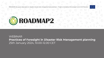 1st webinar: Practices of Foresight in Disaster Risk Management planning