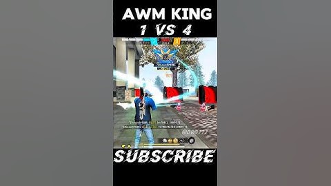 AWM KING FREE FIRE|| 1vs4 cs-rank 🤬#india #drg777#hacker #raistar @NRZ