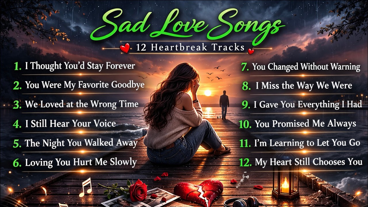 Most Sad Songs 2026 💔 Deep Emotional Heartbreak Playlist | English Love Songs Mix