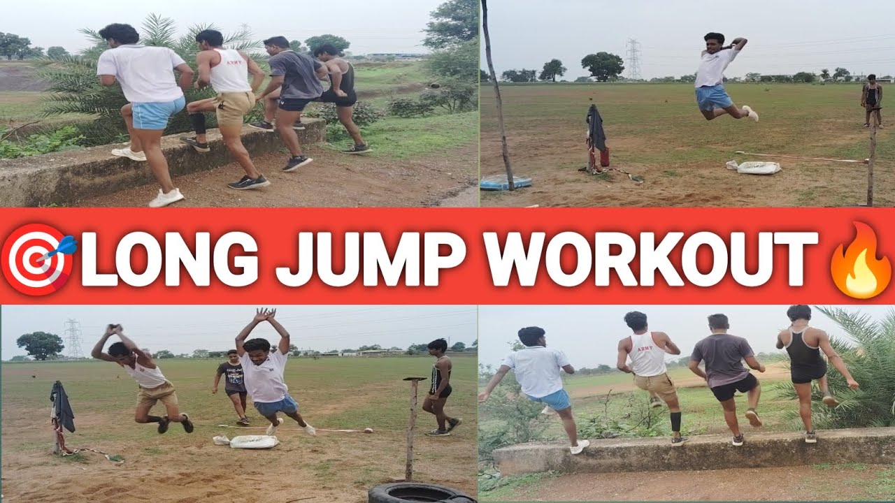 🎯Long Jump Workout | police bharti lambi kud | lambi kud kaise kude | long jump technique 