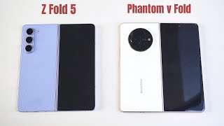 Samsung Galaxy Z Fold 5 vs Tecno Phantom V Fold SpeedTest and Camera Comparison