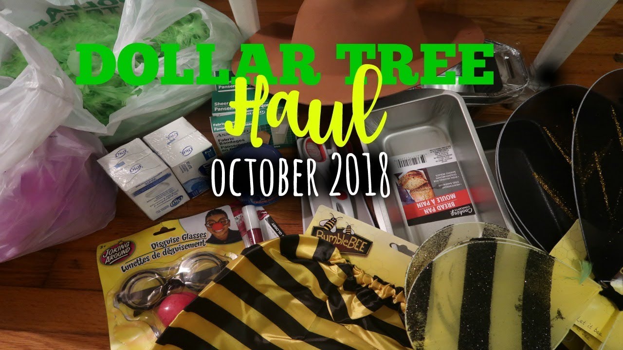 DOLLAR TREE HAUL || OCT 2018 || MY FEATHERED NEST