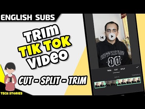 How to Trim, Cut or Split Tik Tok Video | Tutorial @TechStories